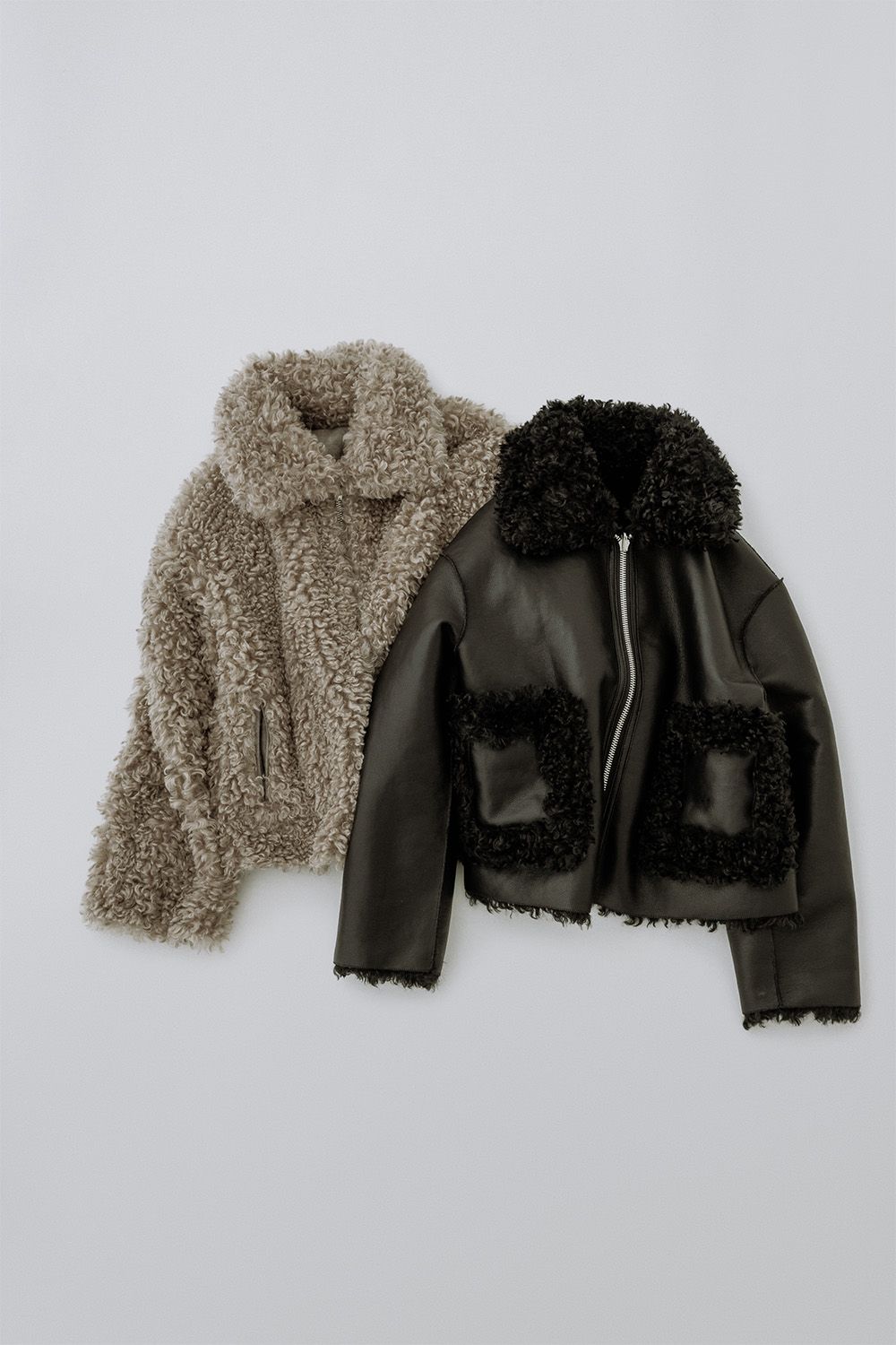 VERA FAUX LEATHER REVERSIBLE BLOUSON