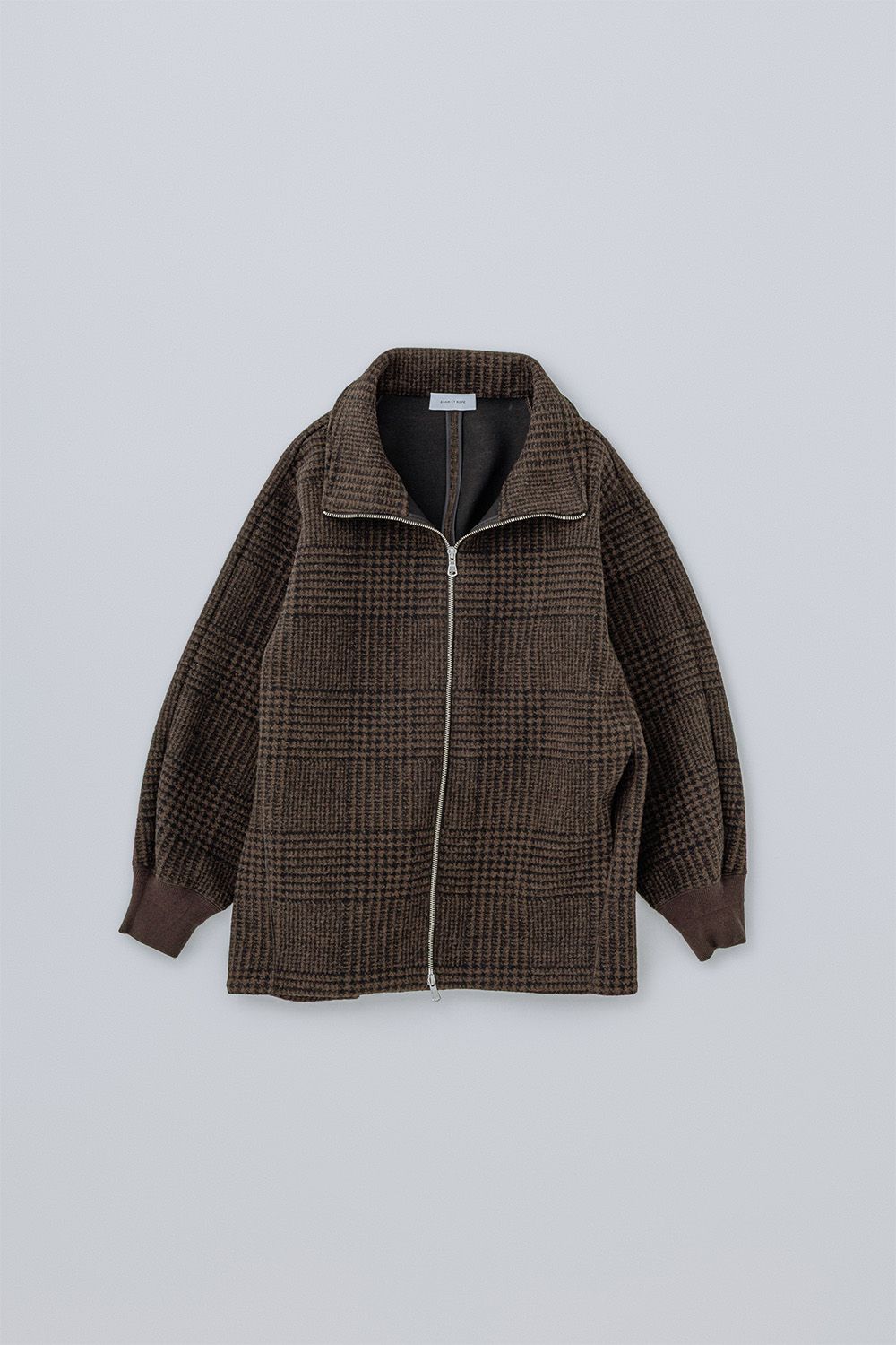 TWEED BONDED CARDIGAN COAT