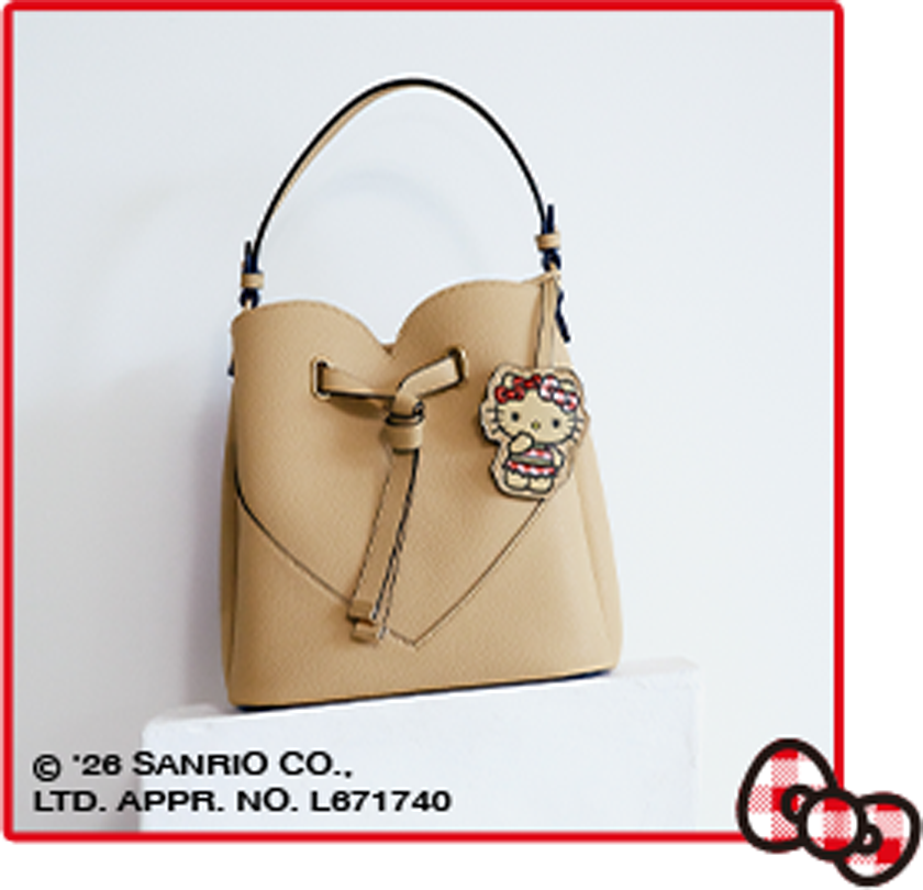 Heart-Cut Bag with Charm